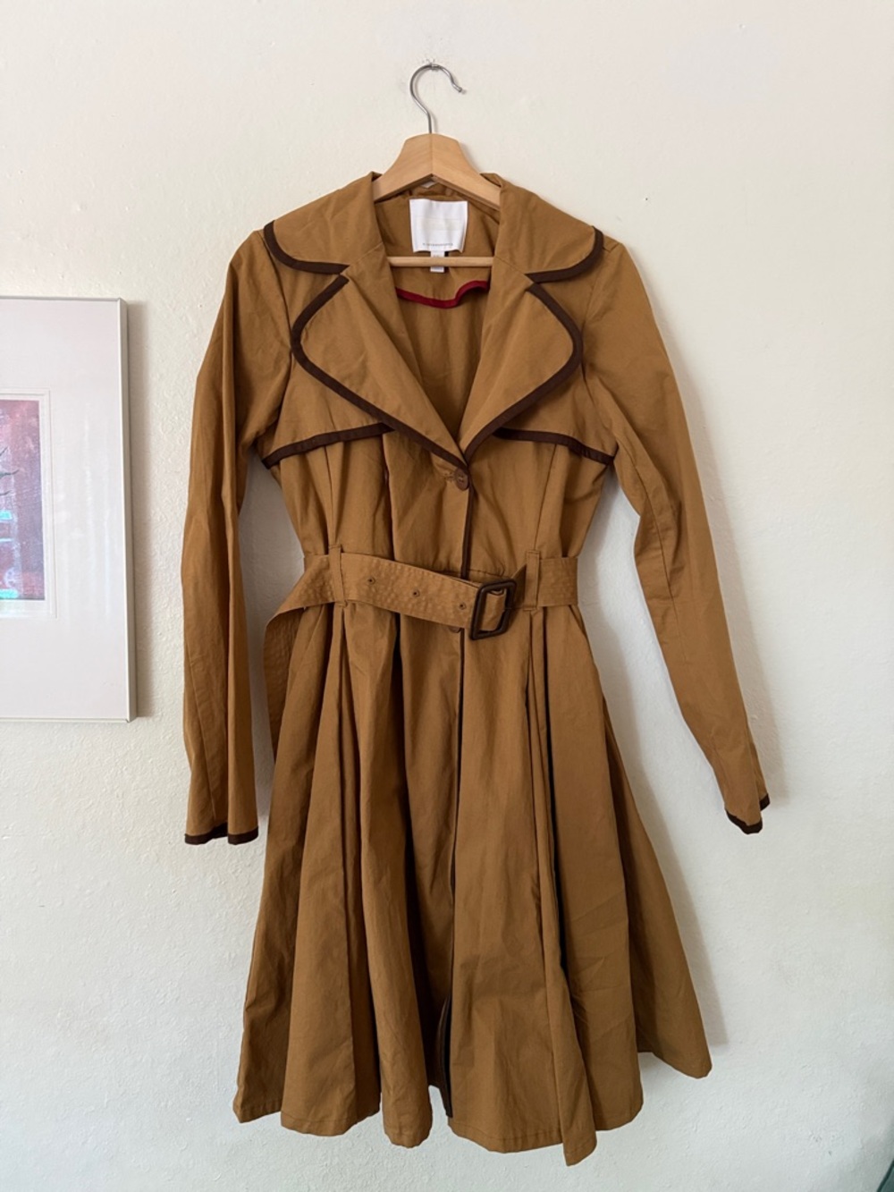 ett:twa by Anthropologie Marley Trench Sz 8